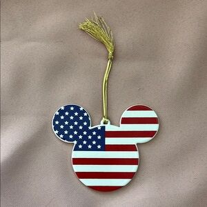 Patriotic Mouse Head Ornament